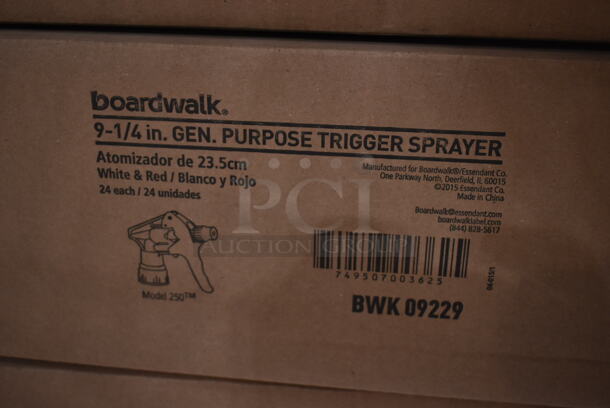 6 Boxes of 24 BRAND NEW IN BOX! 10042174 TRIGGER SPRAYER HEAD 9.25"TUBE F/ 32oz BOTTLE RED/WHT. 6 Times Your Bid! - Image 7 of 7