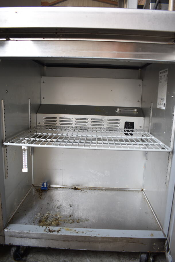 Hoshizaki CRMR27 Stainless Steel Commercial Single Door Undercounter Freezer on Commercial Casters. 115 Volts, 1 Phase. Tested and Working! - Image 3 of 4