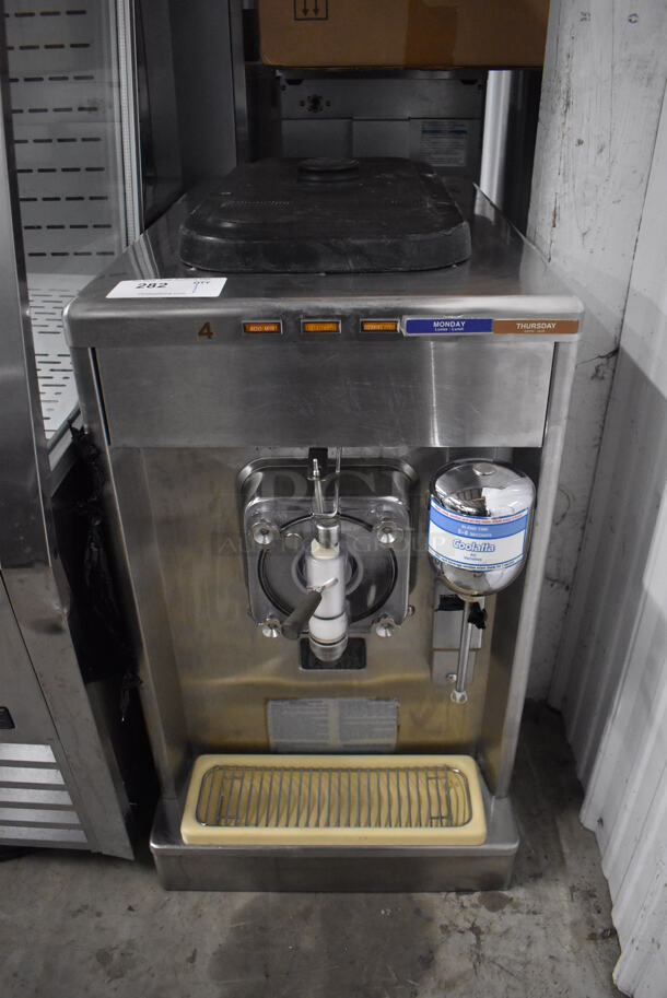 Taylor 340D-27 Stainless Steel Commercial Countertop Single Flavor Frozen Beverage Machine w/ Drink Mixer Attachment. 208-230 Volts, 1 Phase. 18x32x34 - Image 1 of 6