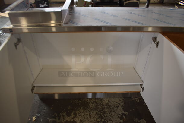 BRAND NEW! Vollrath ACS FAB LLC Stainless Steel Counter w/ 4 Wood Pattern Doors. - Image 4 of 5
