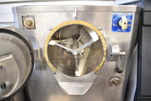 Carpigiani ColdElite LB500 Stainless Steel Commercial Water Cooled Floor Style Batch Freezer on Commercial Casters. 208/230 Volts, 3 Phase.  - Image 2 of 6
