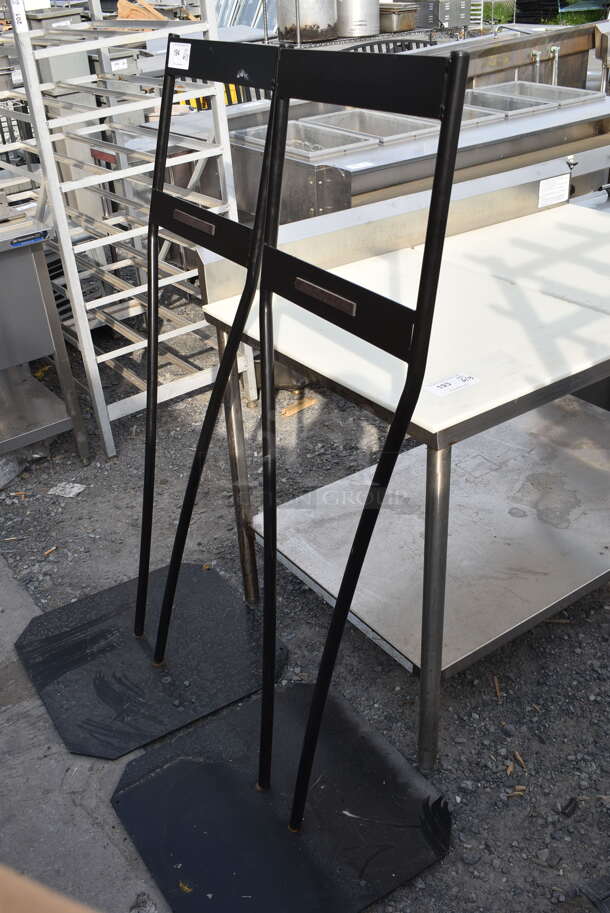 2 Metal Sign Stands. 2 Times Your Bid! - Image 3 of 3