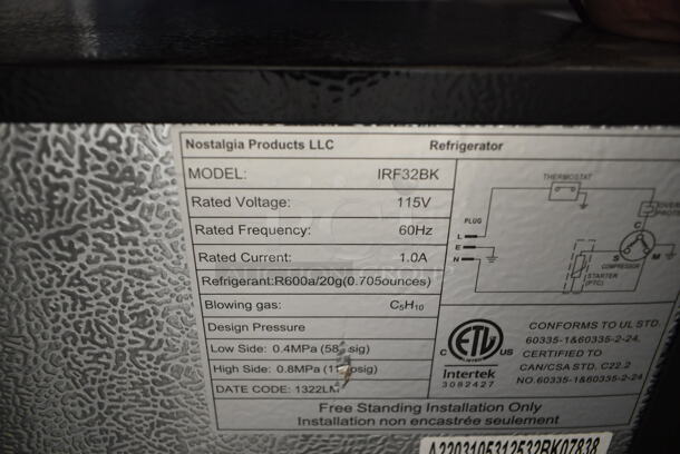 Igloo IRF32BK Metal Mini Cooler. 115 Volts, 1 Phase. Tested and Working! - Image 6 of 6