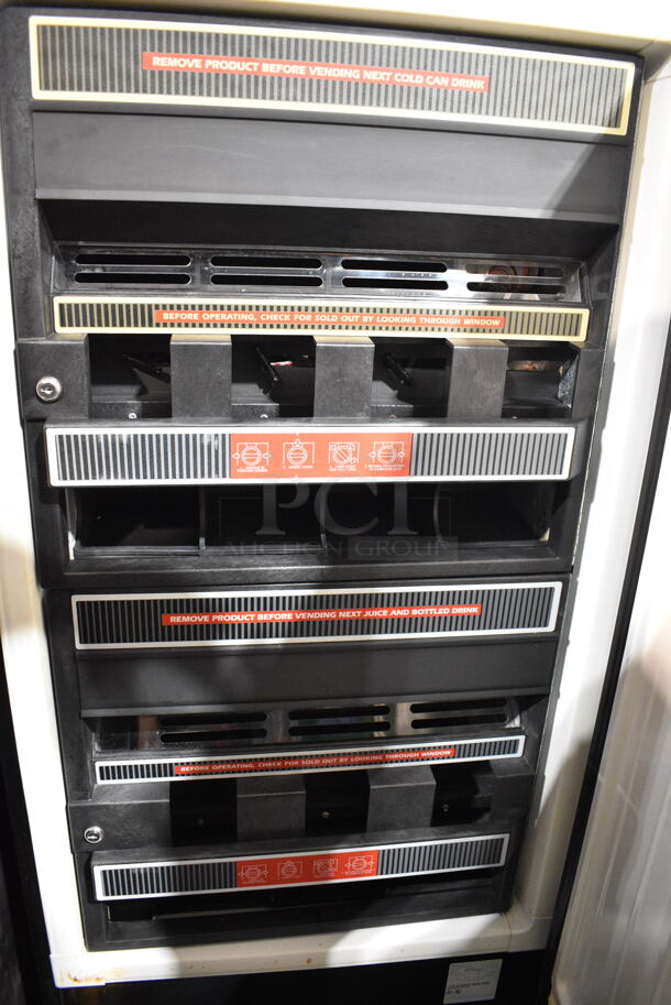 WCI FMR10 Metal Commercial Vending Machine. No Key, Lock Drilled Out. 115 Volts, 1 Phase. Tested and Powers On But Does Not Get Cold - Image 4 of 7