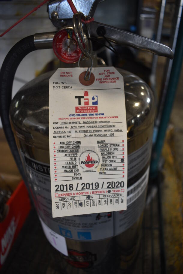 Buckeye Wet Chemical Fire Extinguisher. Buyer Must Pick Up - We Will Not Ship This Item.  8x7x19 - Image 3 of 4