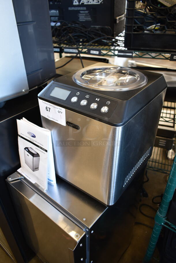BRAND NEW SCRATCH AND DENT! Whynter ICM-201SB 2.1 Quart Countertop Automatic Ice Cream Maker. 115 Volts, 1 Phase. Tested and Working! - Image 2 of 8