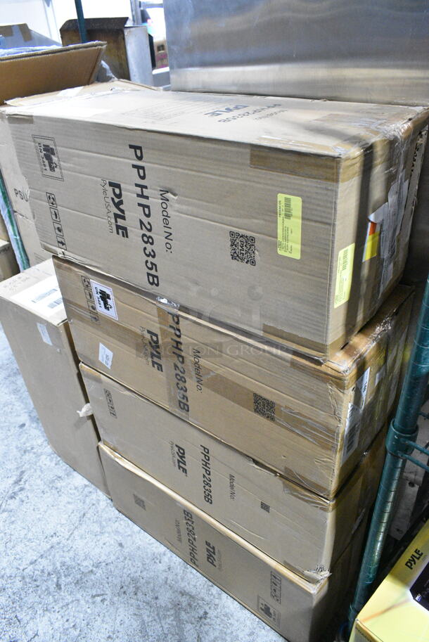 4 IN ORIGINAL BOX! Pyle PPHP2835B Portable Bluetooth PA Speaker System. 4 Times Your Bid!  - Image 3 of 3