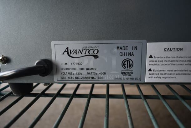 BRAND NEW SCRATCH AND DENT! Avantco 177BW32 Stainless Steel Commercial Countertop Single Drawer Bun Warmer. 120 Volts, 1 Phase. Tested and Working! - Image 7 of 7