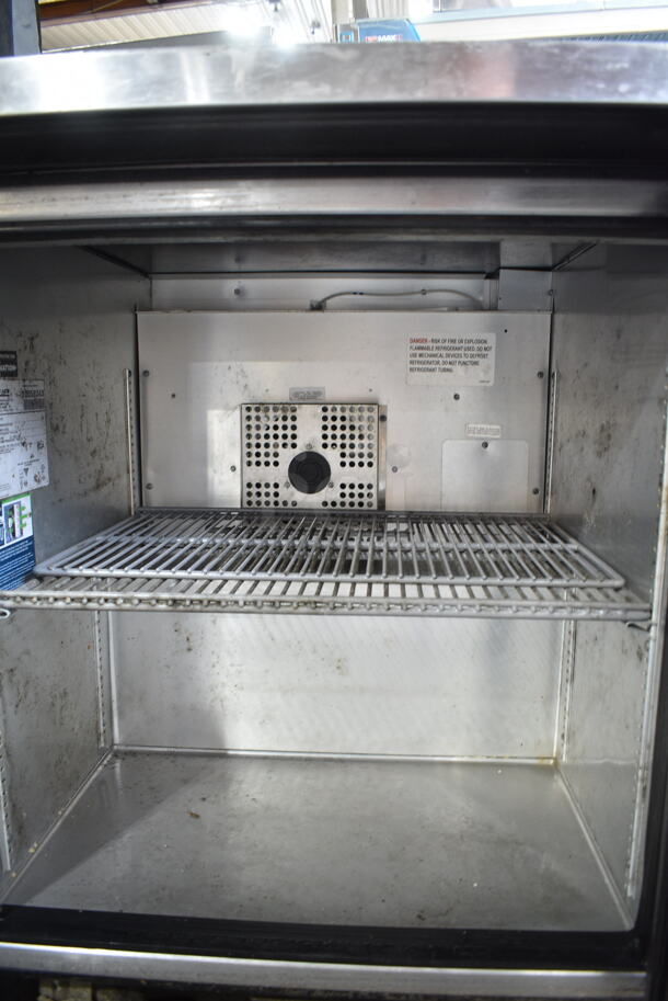 2021 True TUC-27F-HC Stainless Steel Commercial Single Door Undercounter Freezer on Commercial Casters. 115 Volts, 1 Phase. Tested and Working! - Image 4 of 5