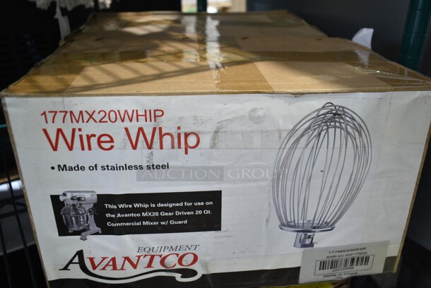 BRAND NEW SCRATCH AND DENT! Avantco 177MX20WHIP Metal Commercial Whisk Attachment for Mixer.  - Image 2 of 4