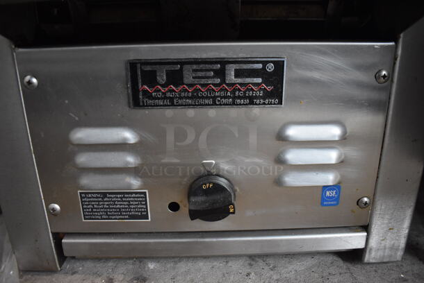 TEC Stainless Steel Commercial Countertop Natural Gas Powered Charbroiler Grill - Image 2 of 6