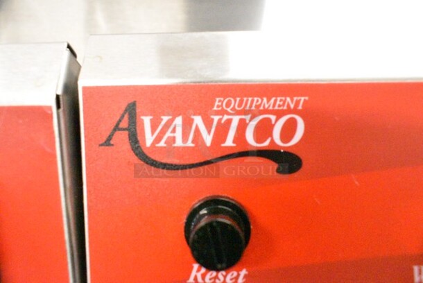 BRAND NEW SCRATCH AND DENT! 2024 Avantco 177F202 Stainless Steel Commercial Countertop Electric Powered 2 Bay Fryer w/ Lids and Metal Fry Baskets. 208-240 Volts, 1 Phase. - Image 4 of 11