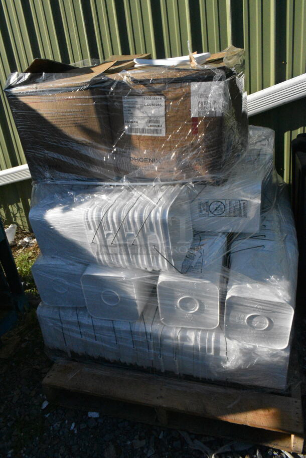 PALLET LOT of Various Items Including Buckets and Lids - Image 1 of 4