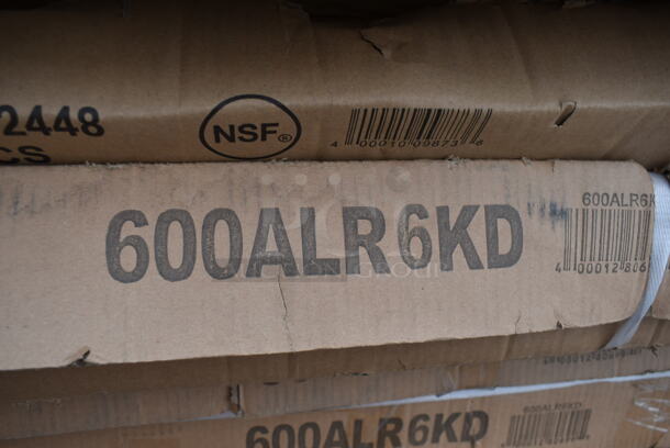 BRAND NEW SCRATCH AND DENT! Regency 600ALR6KD Mobile Aluminum Lug Rack - 6 Lug Capacity - Unassembled - Image 2 of 2