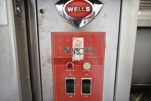 Wells OC-1 Stainless Steel Commercial Electric Powered Half Size Convection Oven w/ View Through Door, Metal Oven Racks on Stainless Steel Equipment Stand. 208 Volts. - Image 2 of 6