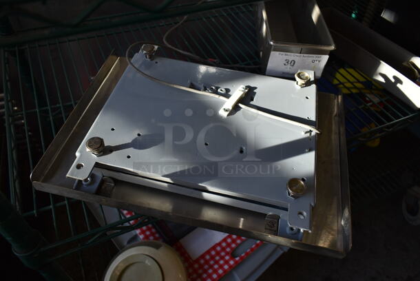 Stainless Steel Scale Weight Plate. - Image 3 of 3