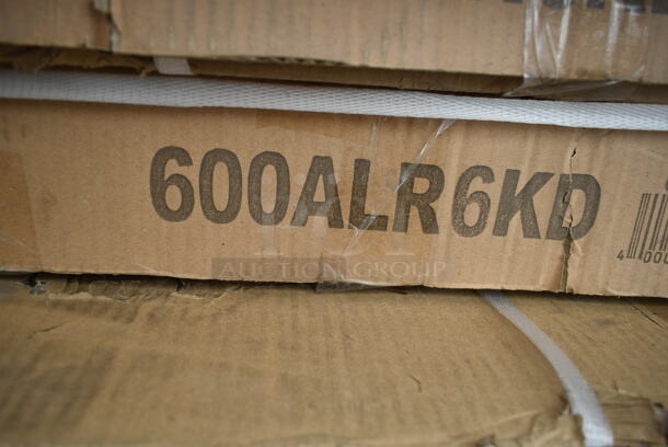 BRAND NEW SCRATCH AND DENT! Regency 600ALR6KD Mobile Aluminum Lug Rack - 6 Lug Capacity - Unassembled - Image 2 of 2
