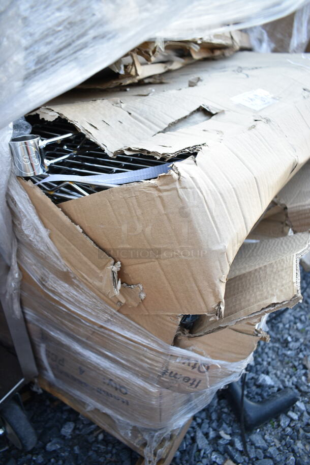 4 Boxes of 4 BRAND NEW SCRATCH AND DENT! Regency 460EC1848 18" x 48" NSF Chrome Wire Shelf. 4 Times Your Bid! - Image 6 of 6