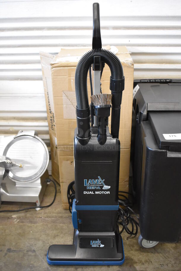 BRAND NEW IN BOX! Lavex DM101 457LAVEXDM15 Metal Commercial Vacuum Cleaner. 120 Volts, 1 Phase. 16x10x47. Tested and Working!