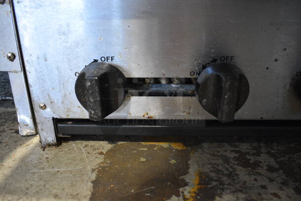 Venancio Stainless Steel Commercial Countertop Natural Gas Powered Charbroiler Grill. 36x29.5x12 - Image 3 of 6