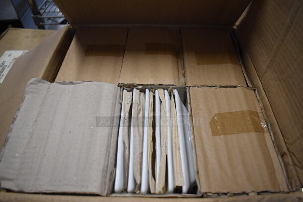 3 Boxes of BRAND NEW! Items; 36 White Ceramic Plates, 36 White Ceramic Plates and 3 White Ceramic Mugs. 3 Times Your Bid! - Image 10 of 11