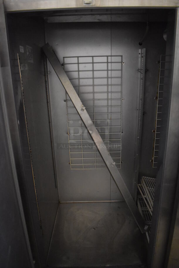 2012 Leader ESLR54 S/C Stainless Steel Commercial 2 Door Reach In Cooler. 115 Volts, 1 Phase. 54x32x76. Tested and Working! - Image 3 of 5