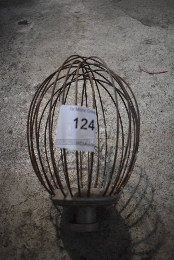 Metal Commercial Whisk Attachment for Hobart Mixer. 7x7x11 - Image 1 of 3
