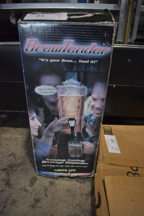 Brew Tender Tabletop Cooling Beverage Dispenser In Box. - Image 1 of 4