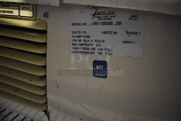 Arctic Star Metal Commercial Countertop Freezer Bin. 115 Volts, 1 Phase. 29x20.5x17. Tested and Working! - Image 5 of 6