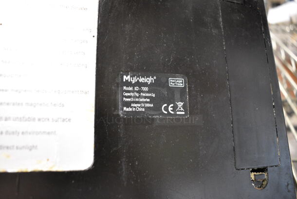 2 MyWeigh KD-7000/KD-8000 Scale. 2 Times Your Bid! Tested and Working! - Image 4 of 7