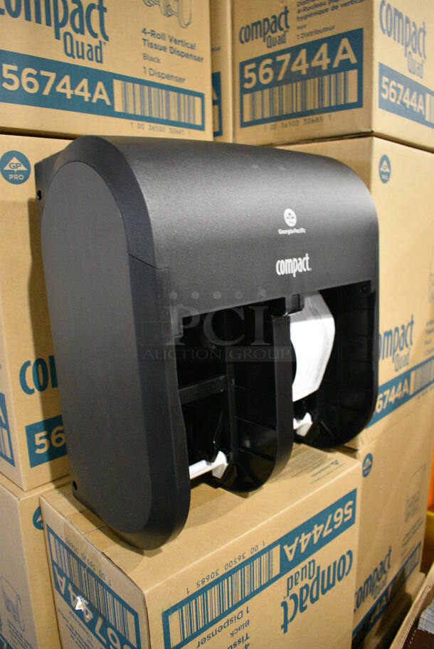6 BRAND NEW IN BOX! Georgia Pacific Compact Poly Wall Mount Toilet Paper Dispenser. 11x8x14. 6 Times Your Bid! - Image 2 of 3