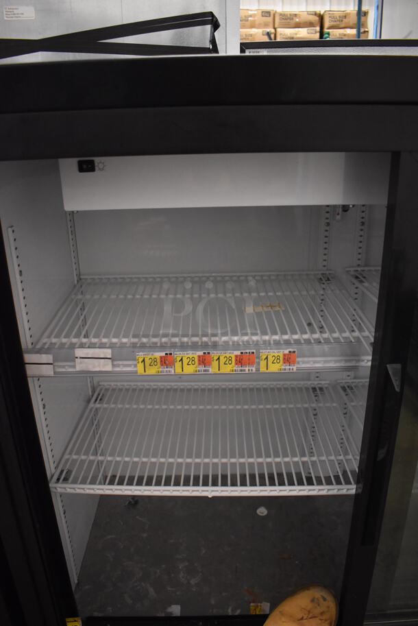 2017 True GDM-41SL-48-HC-LD Metal Commercial 2 Door Cooler Merchandiser w/ Poly Coated Racks. 115 Volts, 1 Phase. 47x21x49. Tested and Working! - Image 2 of 5