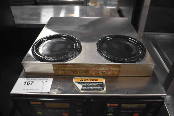 2013 Bunn AXIOM 2/2 TWIN Stainless Steel Commercial Countertop 4 Burner Coffee Machine. 120/208-240 Volts, 1 Phase. 16x18x20 - Image 6 of 6