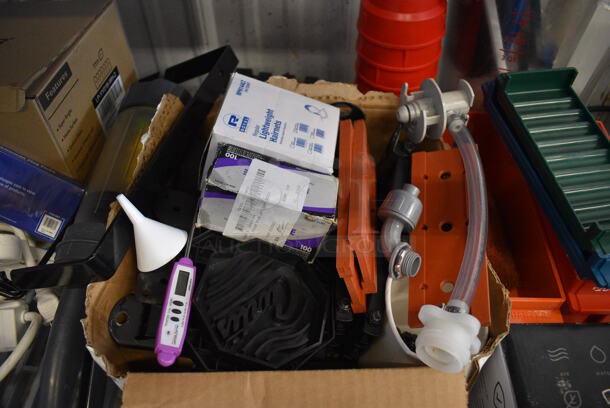 ALL ONE MONEY! Tier Lot of Various Items Including Power Strips, Hairnets, Safe Inserts - Image 6 of 7