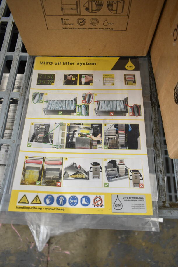 BRAND NEW IN BOX! Vito Fryfilter VITO 30 101799, 22 Lb Fryer Oil Filter, Portable, Pressure Filtration System and Filter. - Image 3 of 7