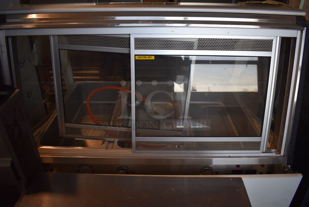 LIKE NEW! Metal Commercial Floor Style Electric Powered Heated Holding Display Case Merchandiser. 208-240 Volts, 1 Phase. Unit Has Only Been Used a Few Times! - Image 4 of 6