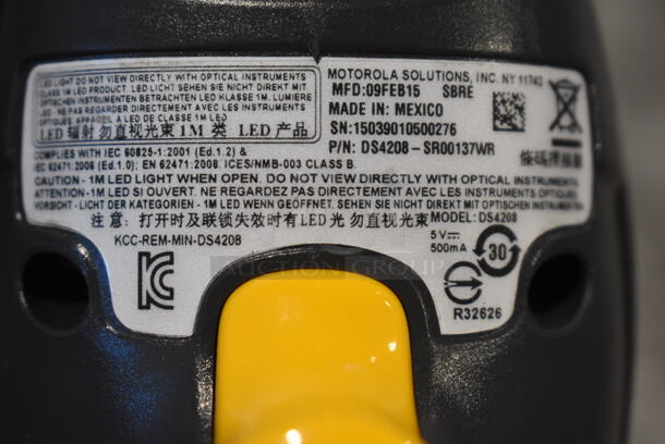 Micros Workstation 5 15" POS Monitor, Epson M129H Receipt Printer, Magtek Credit Card Reader, Motorola Barcode Scanner and Metal Cash Drawer - Image 7 of 12