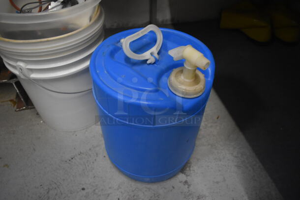 Black Metal Desk w/ Wood Pattern Desktop and Contents Including Bottles, Screws. Includes 30x60x30. BUYER MUST REMOVE. - Image 9 of 12