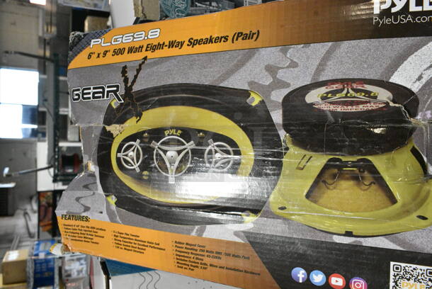 9 IN ORIGINAL BOX! Items Including Pyle Wakeboard Subwoofer Speaker System, NutriChef Crepe Maker, Lanzar AQ5CXW 5.25" 2-Way Marine Speakers Water Resistant White, Pyle PLG69.8 Eight Way Speakers, Masingo Karaoke Machine, Pyle PL84Bl Blue Label, Sun Ninja Sun Protection Tent. 9 Times Your Bid!  - Image 8 of 11