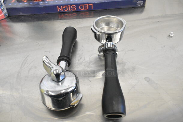 5 Various Items Including 4 Portafilters and 1 Portafilter Stamper. 5 Times Your Bid!  - Image 2 of 4