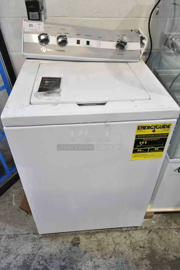 BRAND NEW SCRATCH AND DENT! 2024 Alliance AWN632SP116TW02 TC5003WN 3.2 cu. ft. 27" Top Load Washer with Classic Clean - Free Use. See Pictures for Dents. 120 Volts, 1 Phase.  - Image 2 of 8