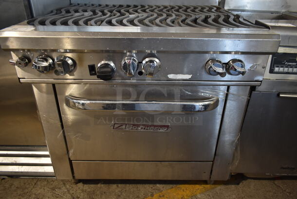 Southbend 4362D Stainless Steel Commercial Natural Gas Powered 6 Burner Range w/ Oven.  - Image 3 of 6
