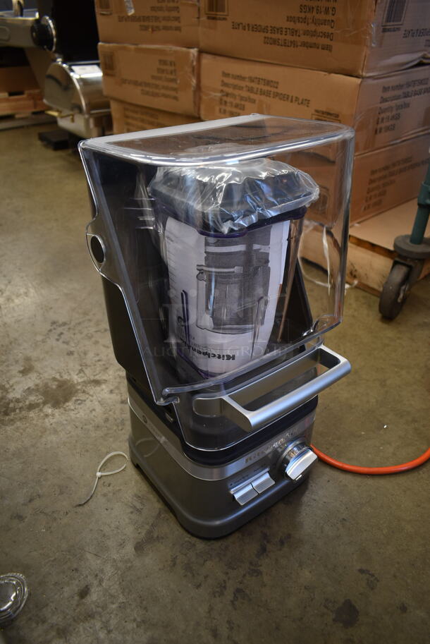 BRAND NEW SCRATCH AND DENT! KitchenAid KSBC1B2CU Metal Commercial Countertop Blender. 120 Volts, 1 Phase. Tested and Working! - Image 2 of 7