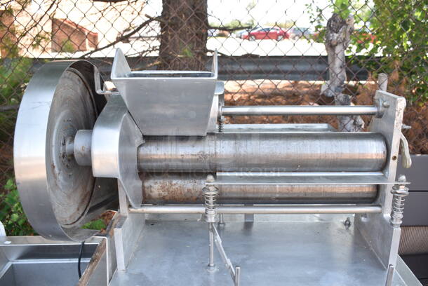 Colburne P-14-R Metal Commercial Countertop Dough Sheeter w/ Equipment Stand on Commercial Casters. Cannot Test - Missing Power Cord - Image 2 of 8