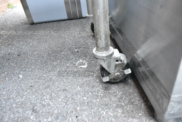 Stainless Steel Table on Commercial Casters w/ Metal Under Shelf and Contents Including Wire Shelf - Image 3 of 3