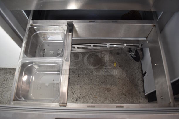 Beverage Air WTRD27A-2 Stainless Steel Commercial 2 Drawer Undercounter Cooler on Commercial Casters. 115 Volts, 1 Phase. 27x29x36. Tested and Working! - Image 7 of 10