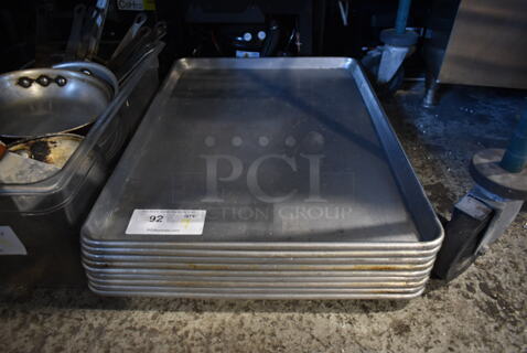 9 Metal Full Size Baking Pans. 9 Times Your Bid!