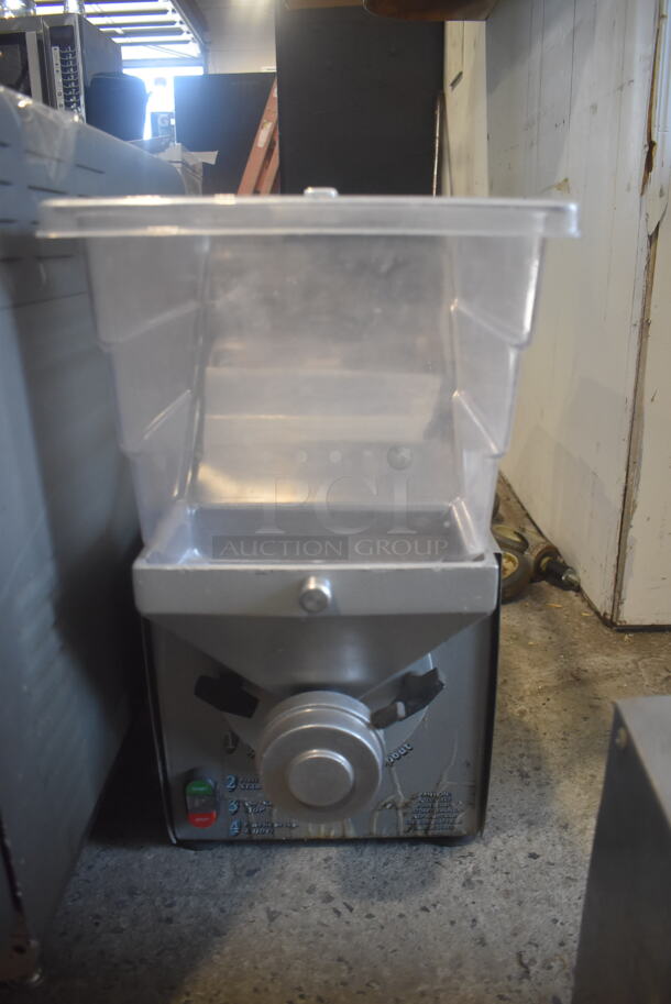 2011 Olde Tyme PN2 Commercial Stainless Steel Electric Countertop Nut Grinder. 115V, 1 Phase. Cannot Test Due to Missing Cord
