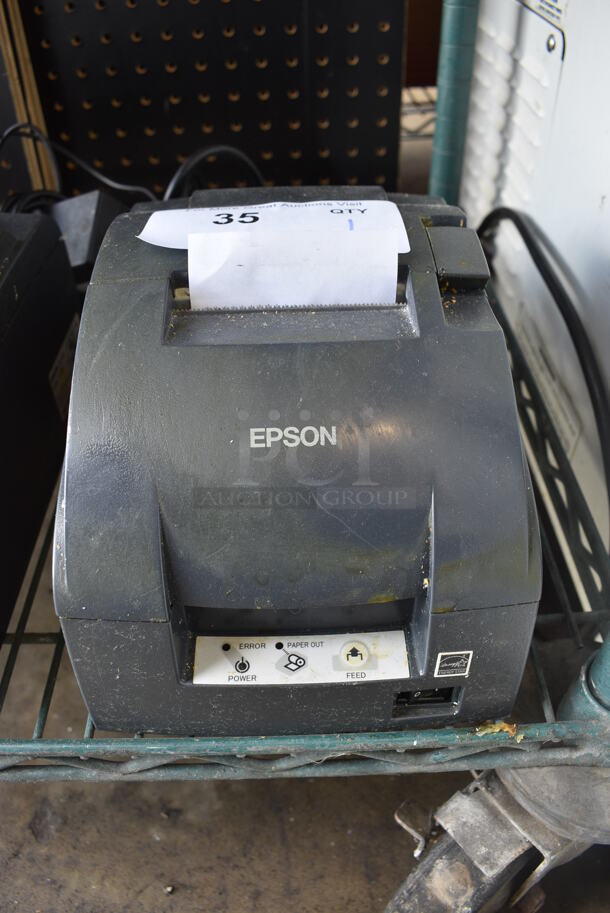 Epson Model M188B Receipt Printer. 6x10x6 - Image 1 of 4
