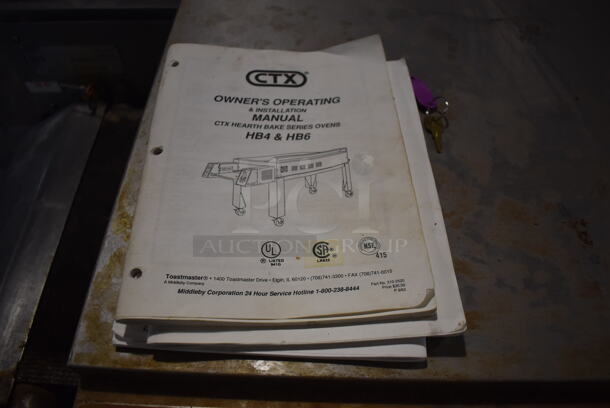 CTX HB4 Stainless Steel Commercial Floor Style Electric Powered Hearth Bake Conveyor Oven on Commercial Casters. Comes w/ Manual. 208 Volts, 3 Phase. 92x38x49 - Image 6 of 9